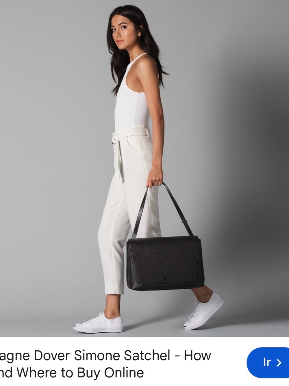 Dagne Dover Simone Satchel in Black